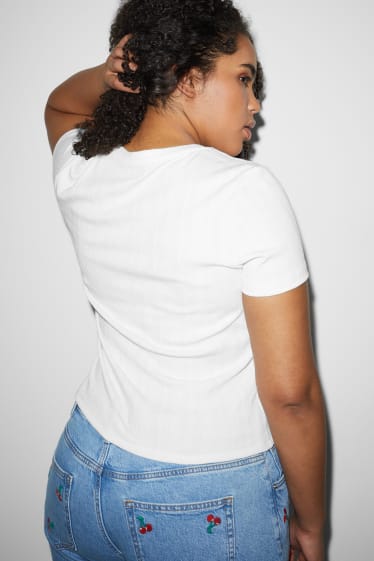 Femmes - CLOCKHOUSE - T-shirt - blanc