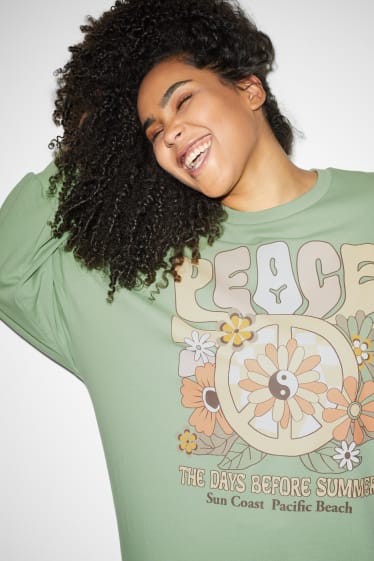 Femmes - CLOCKHOUSE - sweat-shirt - vert clair