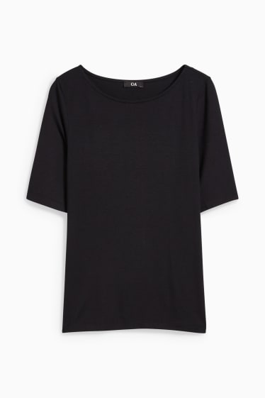 Femmes - T-shirt - noir