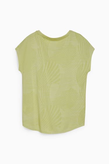 Dona - Samarreta tècnica - running - estampat - groc