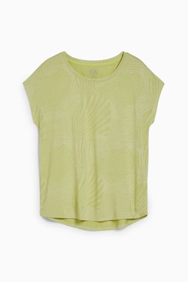 Dona - Samarreta tècnica - running - estampat - groc