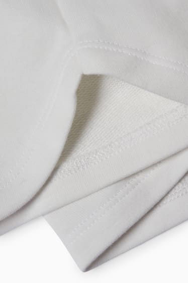 Bambine - Shorts di felpa - bianco
