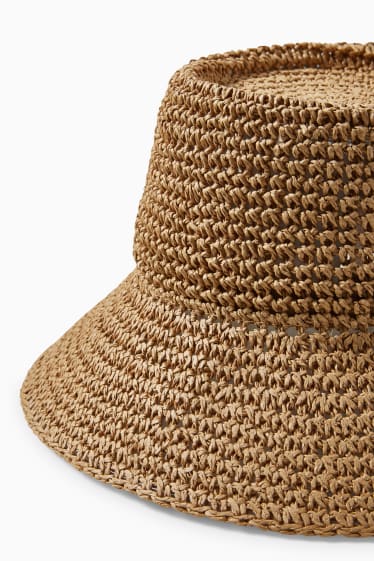 Women - Straw hat - light brown