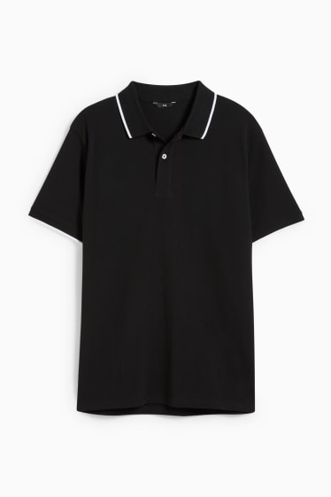 Herren - Poloshirt - schwarz