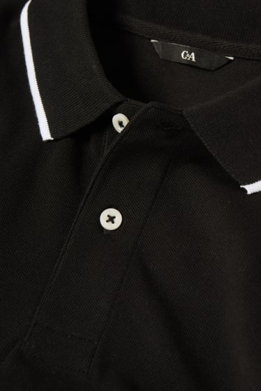 Men - Polo shirt - black