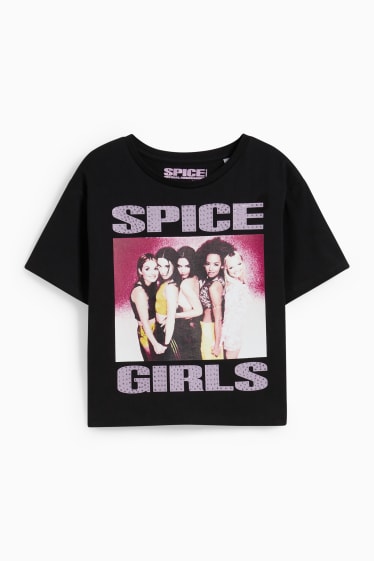 Dzieci - Spice Girls - koszulka z krótkim rękawem - czarny