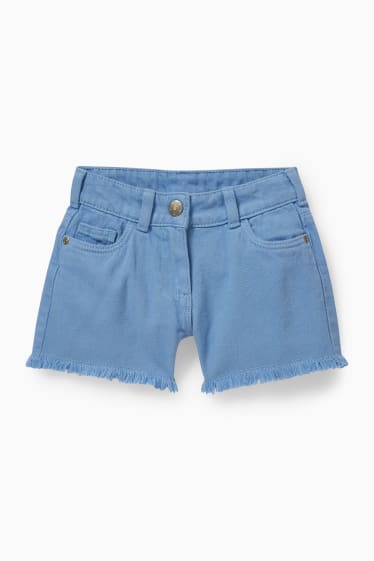 Kinder - Jeans-Shorts - blau