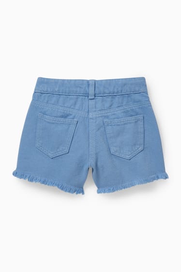 Kinder - Jeans-Shorts - blau