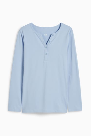 Dona - Part superior de pijama - blau clar