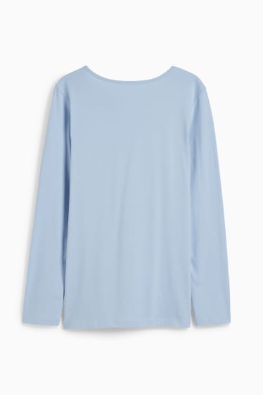Dona - Part superior de pijama - blau clar