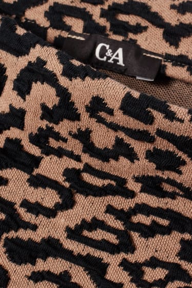 Dona - Minifaldilla - estampada - marró