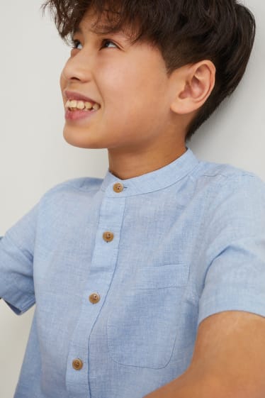 Kinderen - Overhemd - lichtblauw