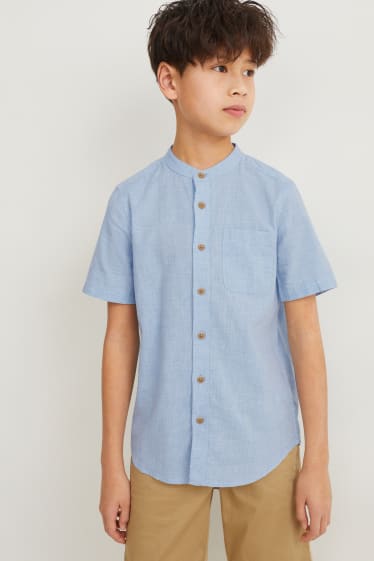 Enfants - Chemise - bleu clair