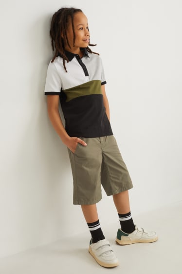 Nen - Pantalons curts - verd fosc