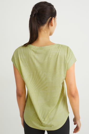 Dona - Samarreta tècnica - running - estampat - groc