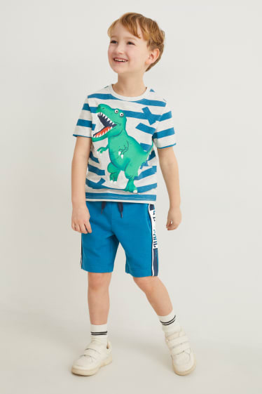 Kinder Buben - Sweat-Bermudas - blau