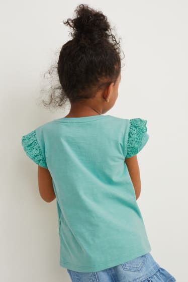 Kinder Mädchen - Kurzarmshirt - grün
