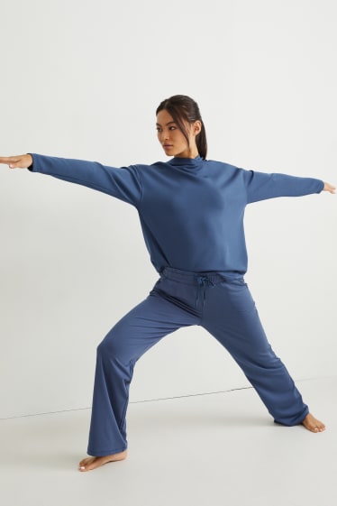 Damen - Funktionshose - Yoga - 4 Way Stretch - dunkelblau