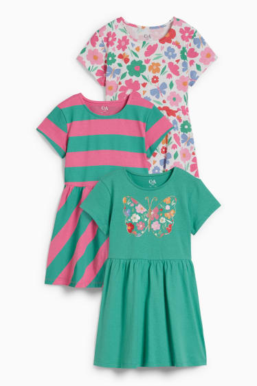 Nena - Paquet de 3 - vestit - verd