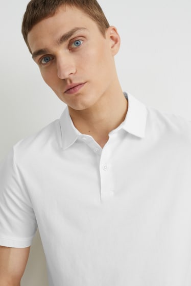 Herren - Poloshirt - Flex - weiß