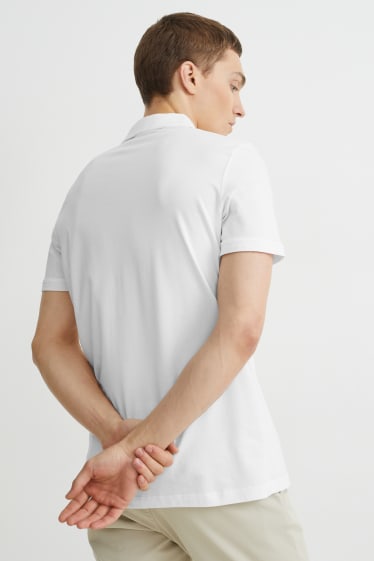 Herren - Poloshirt - Flex - weiß