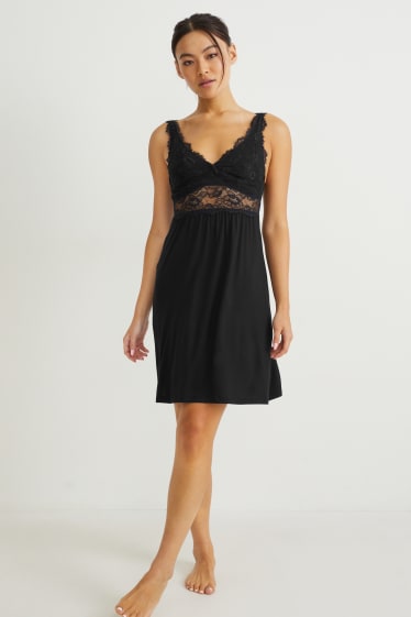 Women - Nightdress - black