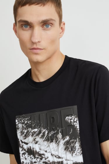 Heren - T-shirt - zwart