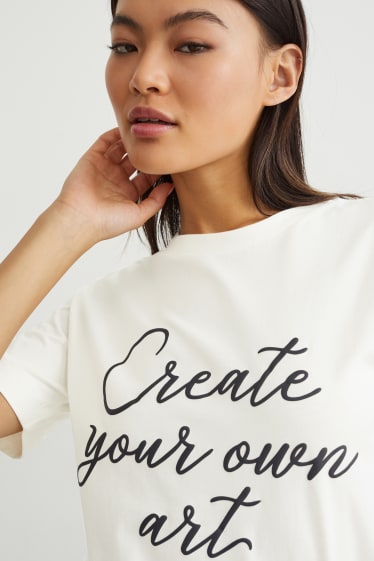 Femmes - T-shirt - blanc