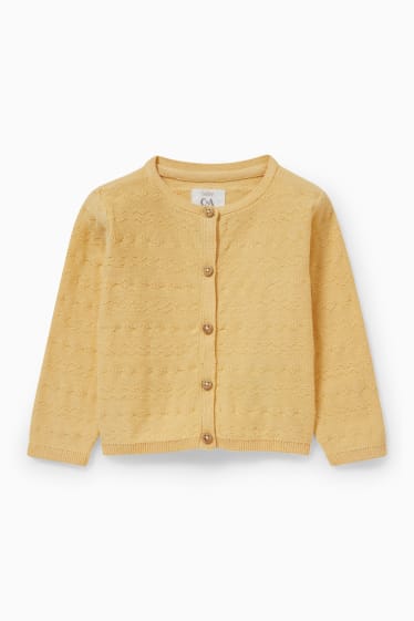 Baby: meisjes - Babyvest - geel