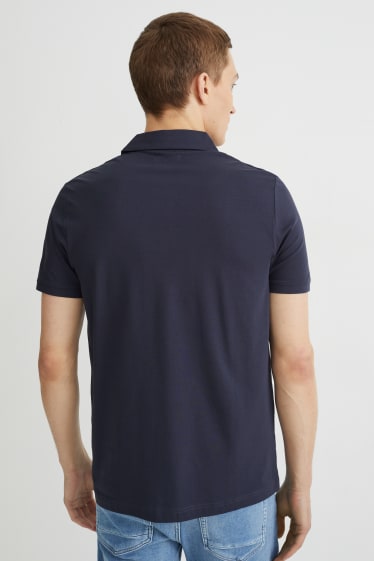 Uomo - Polo - Flex - blu scuro