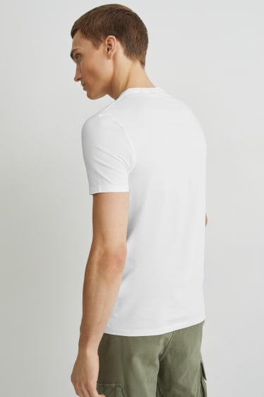Uomo - T-shirt - Flex - bianco