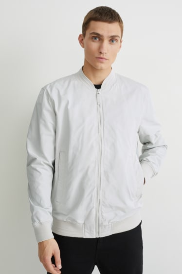 Men - Track jacket - light gray