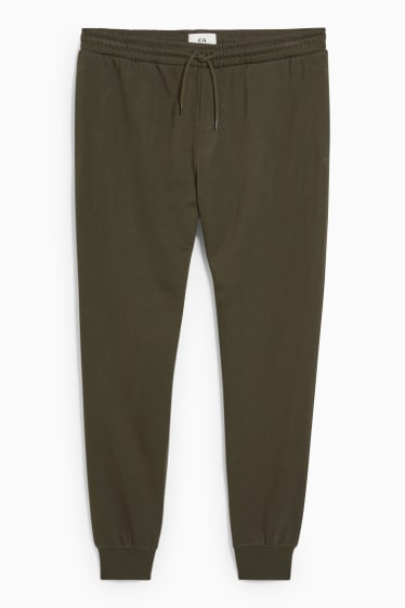 Uomo - Set - felpa con cappuccio e pantaloni sportivi - 2 pezzi - kaki