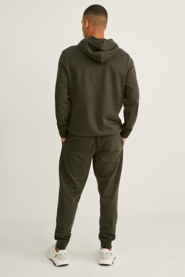 Men - Set - hoodie and joggers - 2 piece - khaki