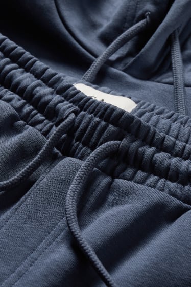 Hommes - Ensemble - sweat à capuche et pantalon de jogging - 2 pièces - bleu