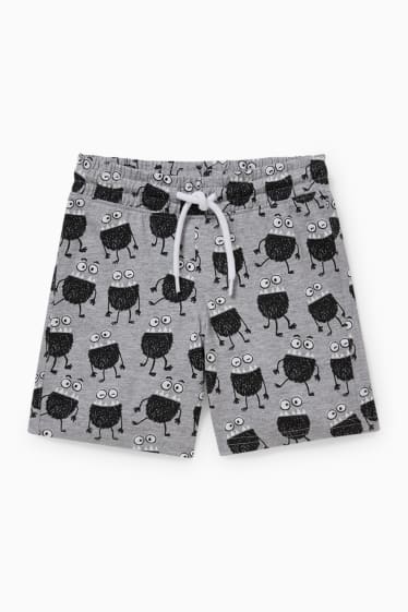 Enfants garçons - Ensemble - T-shirt et short - 2 pièces - blanc