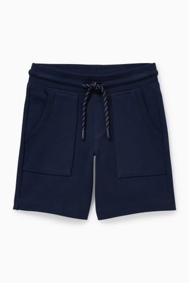 Kinder Jungen - Set - Kurzarmshirt und Sweatshorts - 2 teilig - türkis
