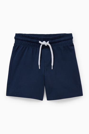 Kinder Buben - Set - Kurzarmshirt und Shorts - 2 teilig - weiß