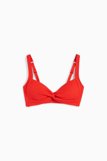 Women - Bikini top - padded - non-wired - LYCRA® XTRA LIFE™ - red