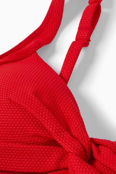 Donna - Reggiseno bikini - imbottito - senza ferretti - LYCRA® XTRA LIFE™ - rosso