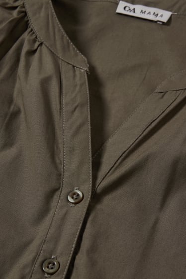 Femei - Rochie tip bluză pentru alăptare - verde