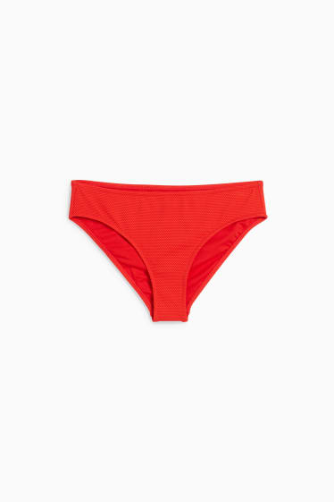 Dames - Bikinibroekje - mid waist - LYCRA® XTRA LIFE™ - rood