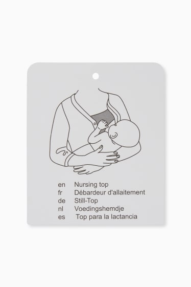 Femei - Rochie tip bluză pentru alăptare - verde