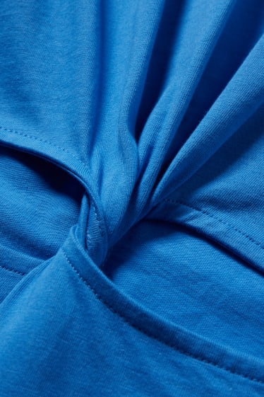 Damen - T-Shirt-Kleid - blau