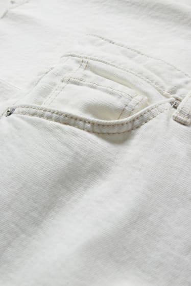 Damen - CLOCKHOUSE - Straight Jeans - High Waist - cremeweiss