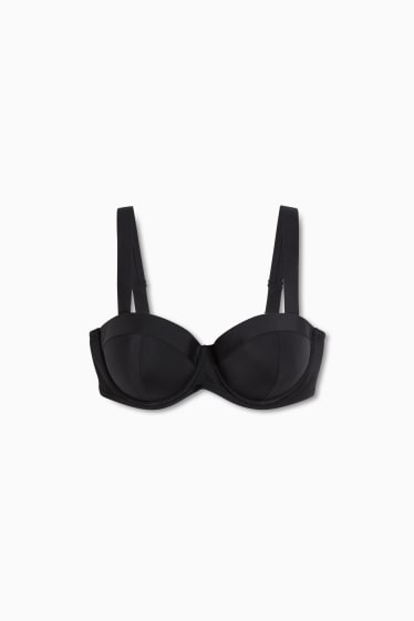 Femei - Chiloți bikini cu armătură - vătuit - LYCRA® XTRA LIFE™ - negru