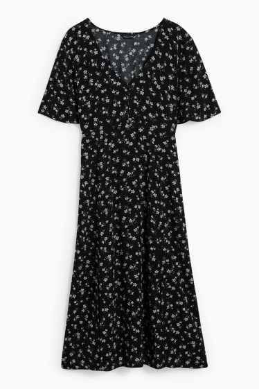 Femmes - CLOCKHOUSE - robe - à fleurs - noir