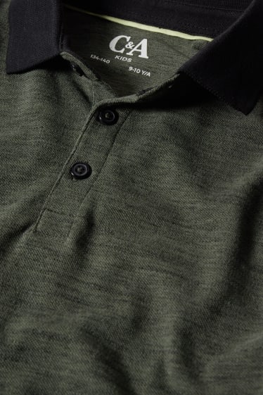 Kinder Jungen - Poloshirt - grün