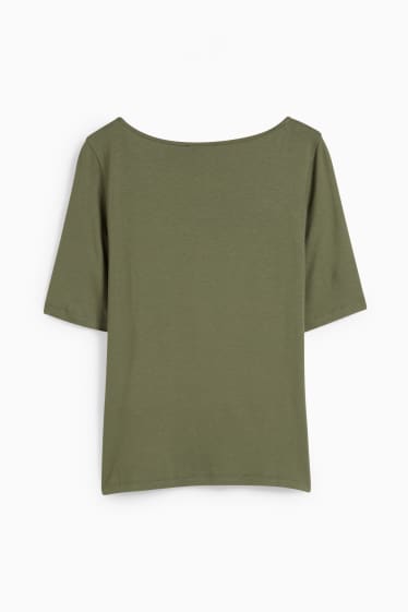 Femmes - T-shirt - vert foncé