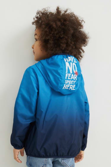 Kinder Jungen - Spider-Man - Jacke mit Kapuze - blau